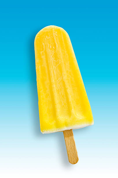 istock Yellow ice lolly, taste of orange 466213476