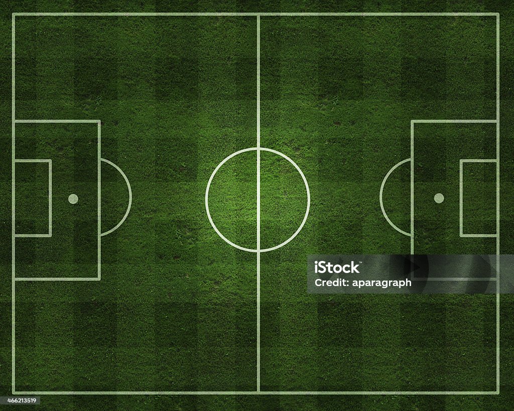 Fußballplatz mit echten gress Struktur - Lizenzfrei Fotografie Stock-Foto