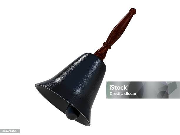 Back Iron Bell Stock Photo - Download Image Now - Black Color, Handbell, 2015