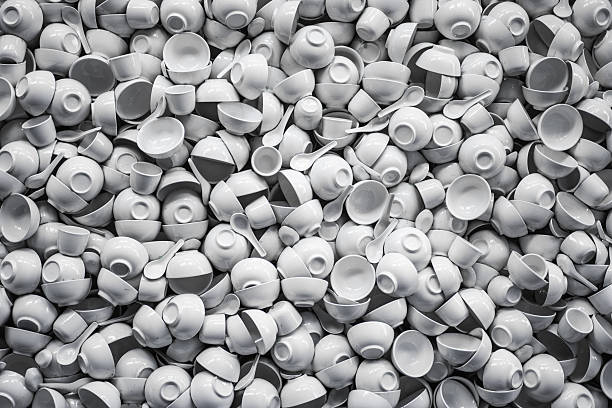istock Background of soup bowls 466214198