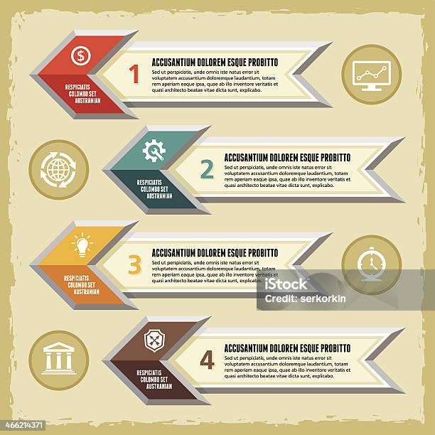 Infografik Konzeptvektorprogramm Stock Vektor Art und mehr Bilder von Abstrakt - Abstrakt, Aktenmappe, Altertümlich