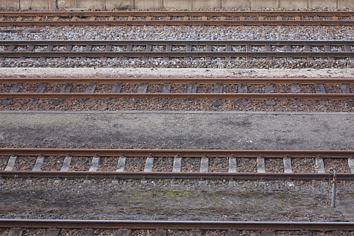 Parallel Running Railway Tracks Stock Photo - Download Image Now - 2015 ...