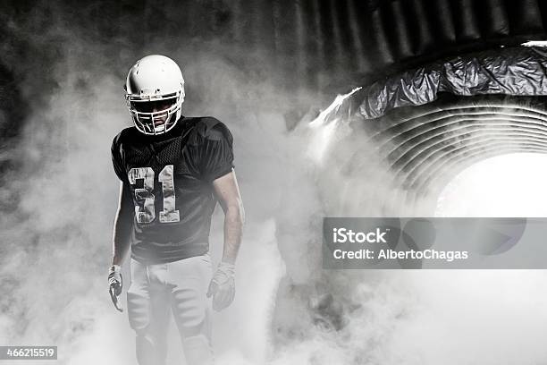 Football Player Stock Photo - Download Image Now - American Football Player, American Football - Sport, Tunnel