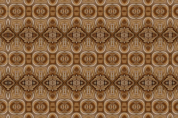 istock Carved wood wall close 466216026