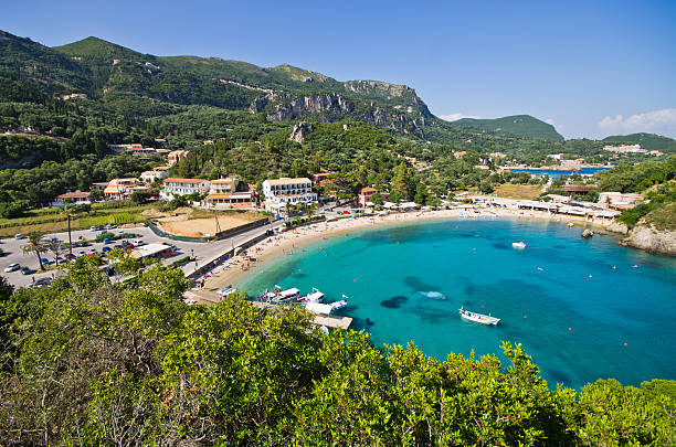 istock Paleokastritsa bay on Corfu, Greece 466218600