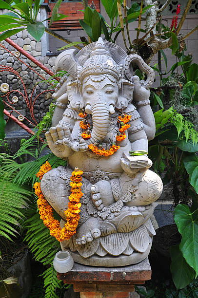 istock Traditional Balinese sculpture in Ubud 466218964