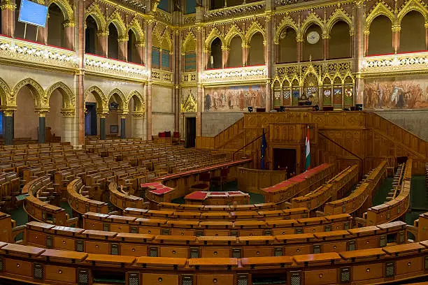 Photo of Hungarian Parliament conference hall