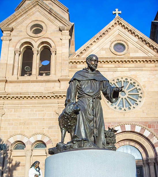 istock Saint Francis of Assisi Statue, Cathedral Basilica, Santa Fe 466220526