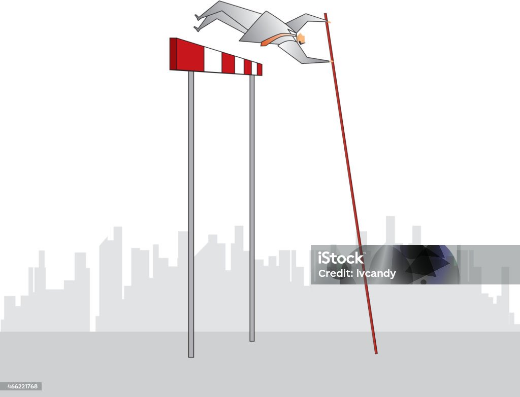 Pole vault File format is EPS10.0.  2015 stock vector