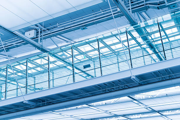 istock walkway on the airport 466222079