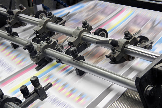 モダンな印刷ハウス - press factory ストックフォトと画像