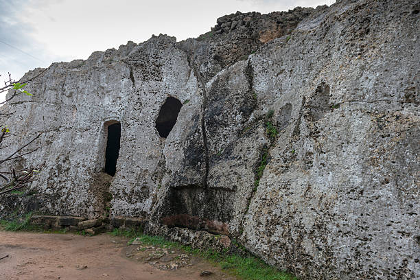 istock NECROPOLIS OF CALA MORELL, MENORCA, BALEARIC ISLANDS 466222434