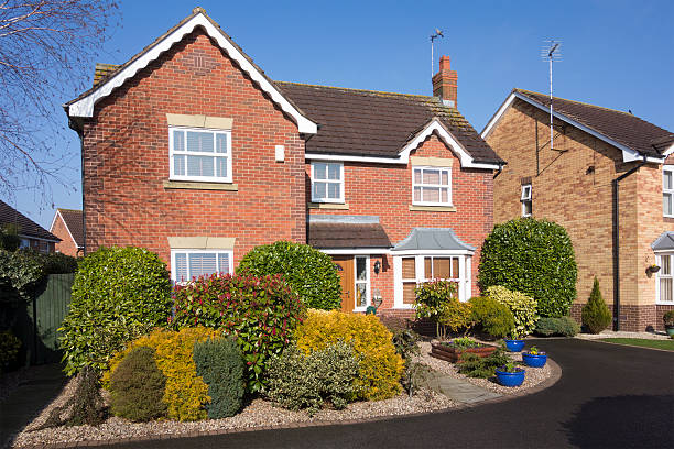 istock English suburban house. 466223477
