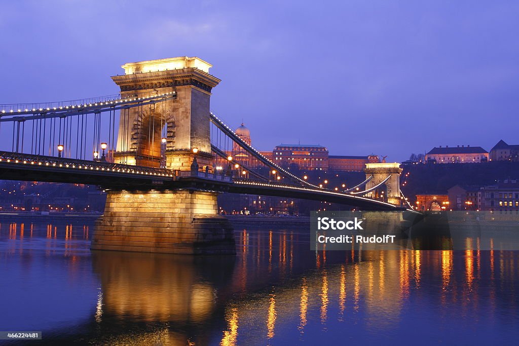 Die Kettenbrücke - Lizenzfrei Architektur Stock-Foto