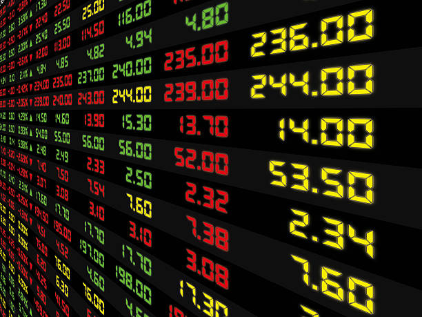 istock Display Panel of Daily Stock Market 466227182