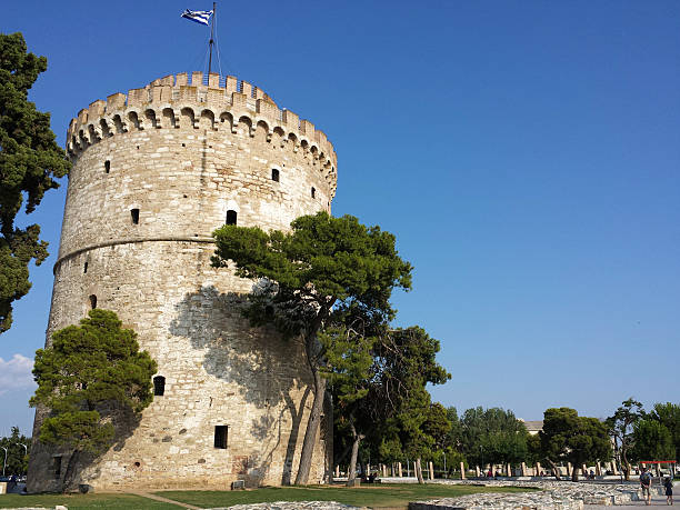 istock White tower in Salonika - Greece 466228041