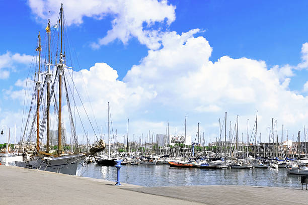 istock Yacht's in Barcelona sea port. Spain 466232279