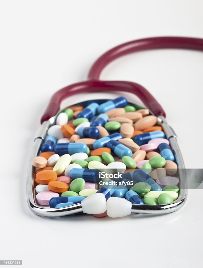 Le pillole - Foto stock royalty-free di Allergia