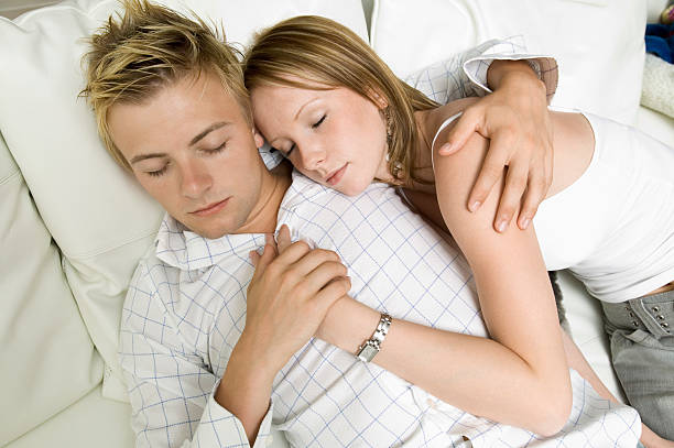 istock Young Couple Resting Together 466235377