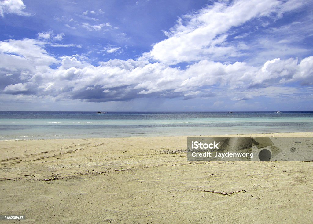 Vue majestueuse de Bohol Beach - Photo de Bleu libre de droits