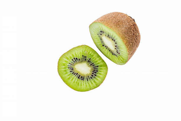 istock sliced kiwi on a white background, kiwi sectional 466237620