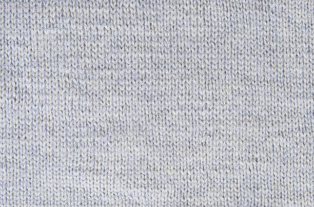 istock Background small pattern of gray wool knitting yarn 466238218