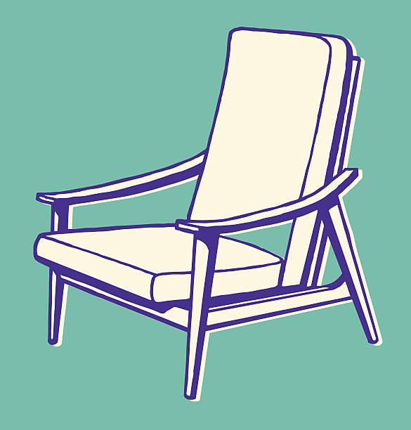Mid-Century Modern Chair http://csaimages.com/images/istockprofile/csa_vector_dsp.jpg upholstered armchairs stock illustrations