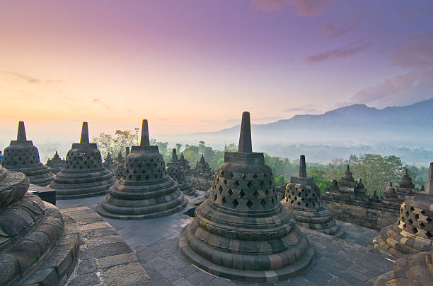 istock Sunrise Borobudur Temple Stupa in Yogyakarta, Java, Indonesia. 466240243