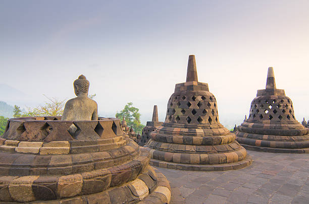 istock Sunrise Borobudur Temple Stupa in Yogyakarta, Java, Indonesia. 466240337