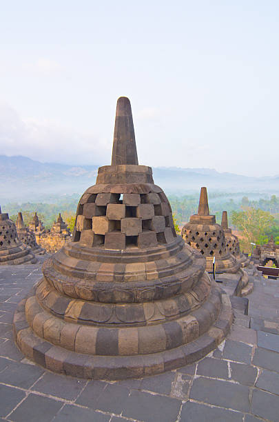 istock Sunrise Borobudur Temple Stupa in Yogyakarta, Java, Indonesia. 466240349