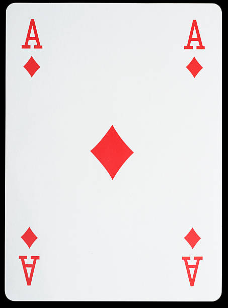 ace of diamonds - karo ası stok fotoğraflar ve resimler