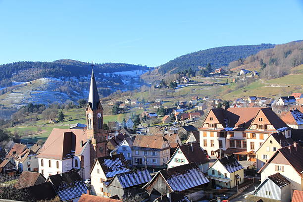 istock Soultzeren, village in the Vosges 466243270
