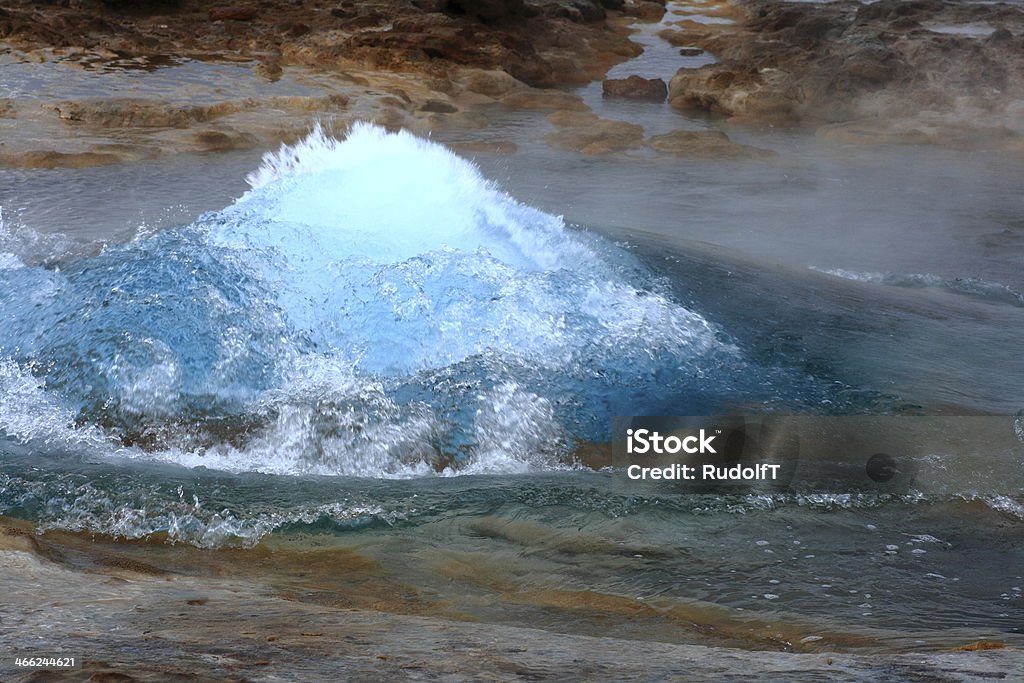 O Strokkur - Royalty-free Acidente Natural Foto de stock