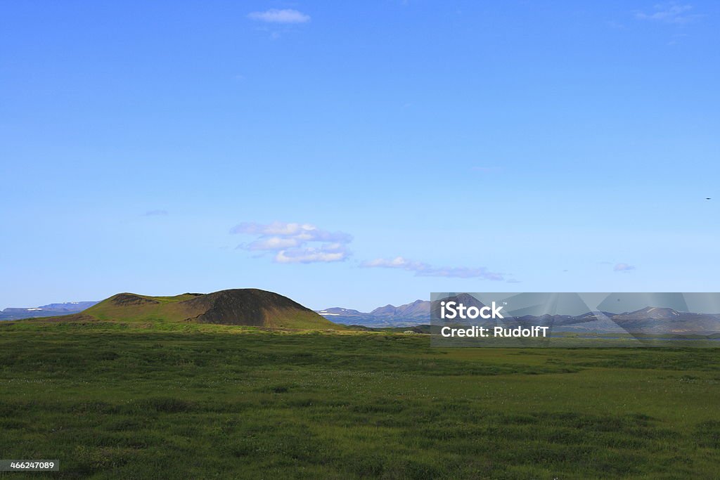 Crater Skutustadir Pseudo - Стоковые фото Fumarole роялти-фри