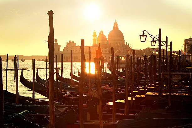 istock Venice with gondolas on Grand canal in Italy 466248647