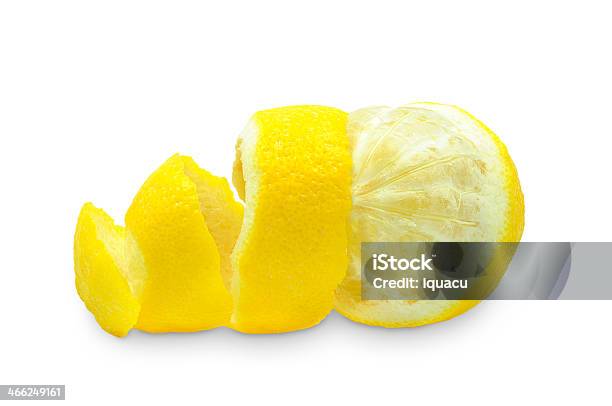 Peel Of Lemon Stock Photo - Download Image Now - Bright, Citron, Citrus Fruit