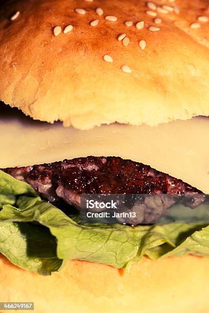 Big Hamburger Stock Photo - Download Image Now - American Culture, Barbecue - Meal, Beef