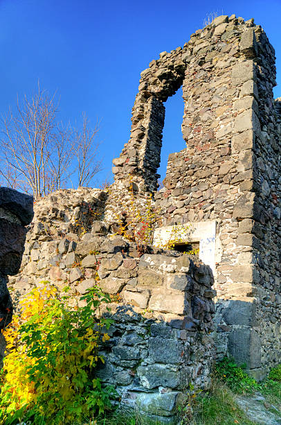 istock Castle in village Nevicke, Ukraine 466249429