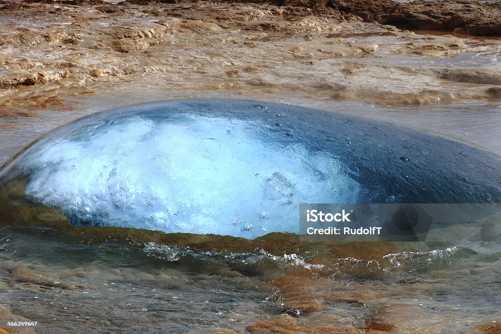 Der Strokkur - Lizenzfrei Aktivitäten und Sport Stock-Foto