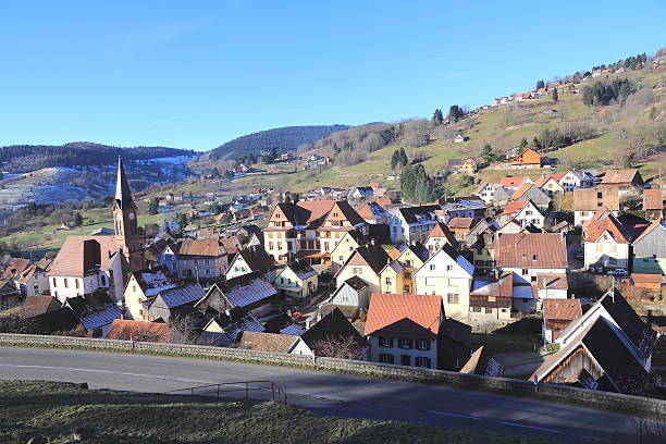 istock Soultzeren, village in the Vosges 466250652