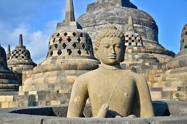 istock Sunrise Borobudur Temple Stupa in Yogyakarta, Java, Indonesia. 466251607