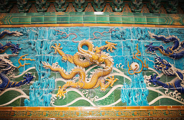 istock Nine-Dragon Wall (Jiulongbi) at Beihai park, Beijing, China 466252909