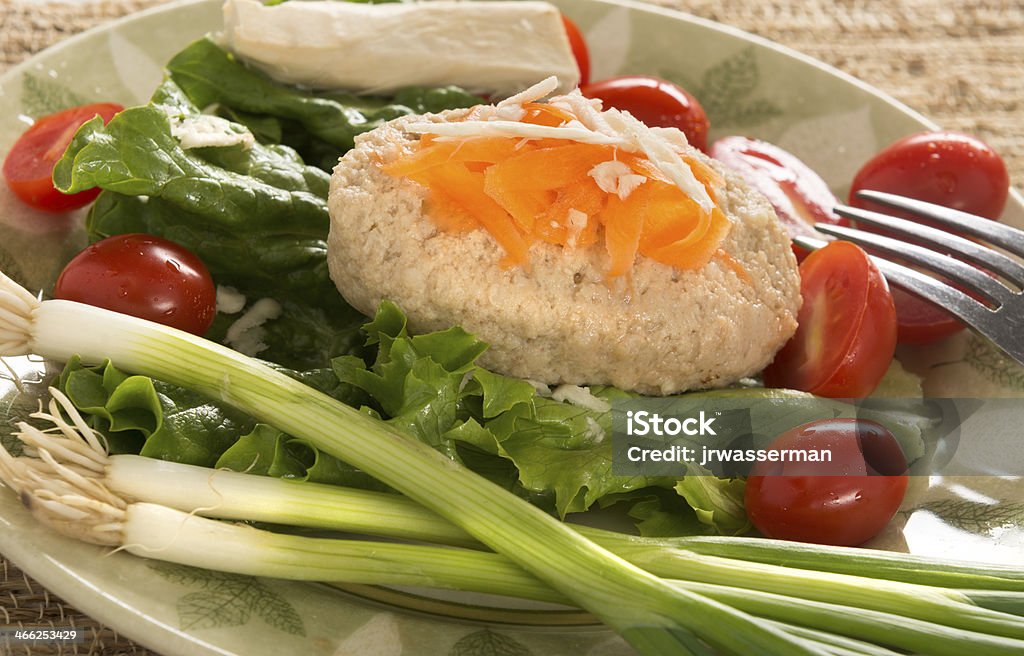 Tradicional Peixe Gefilte judeus Pesach de - Royalty-free Alface Foto de stock