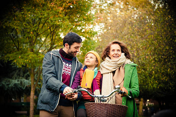 istock Three Generations all together at the Park 466253743