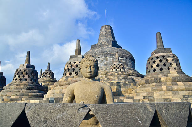 istock Sunrise Borobudur Temple Stupa in Yogyakarta, Java, Indonesia. 466253913