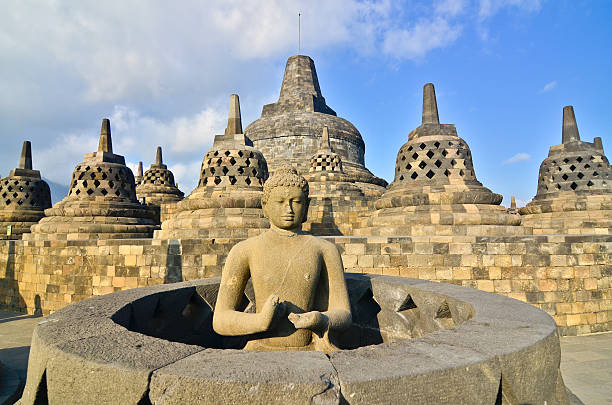 istock Sunrise Borobudur Temple Stupa in Yogyakarta, Java, Indonesia. 466254065