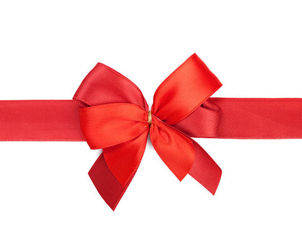 istock Valentine's Day red bow and ribbon 466254135