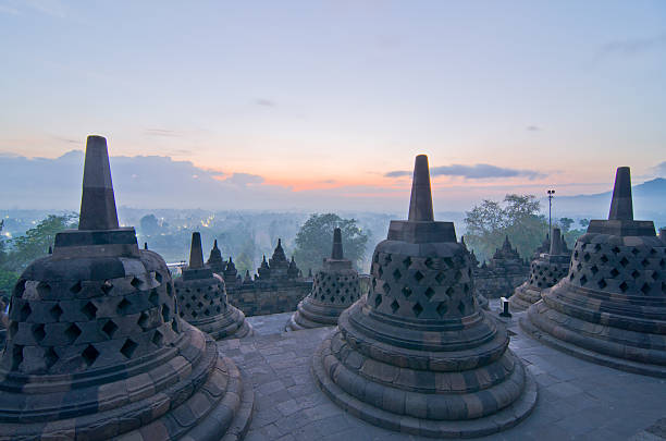 istock Sunrise Borobudur Temple Stupa in Yogyakarta, Java, Indonesia. 466254761