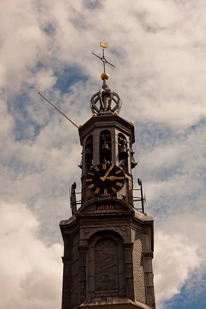 The Munttoren (Coin tower) in style the Renaissance in Amsterdam