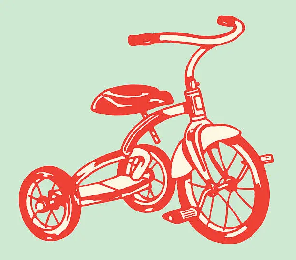 Vector illustration of Tricycle